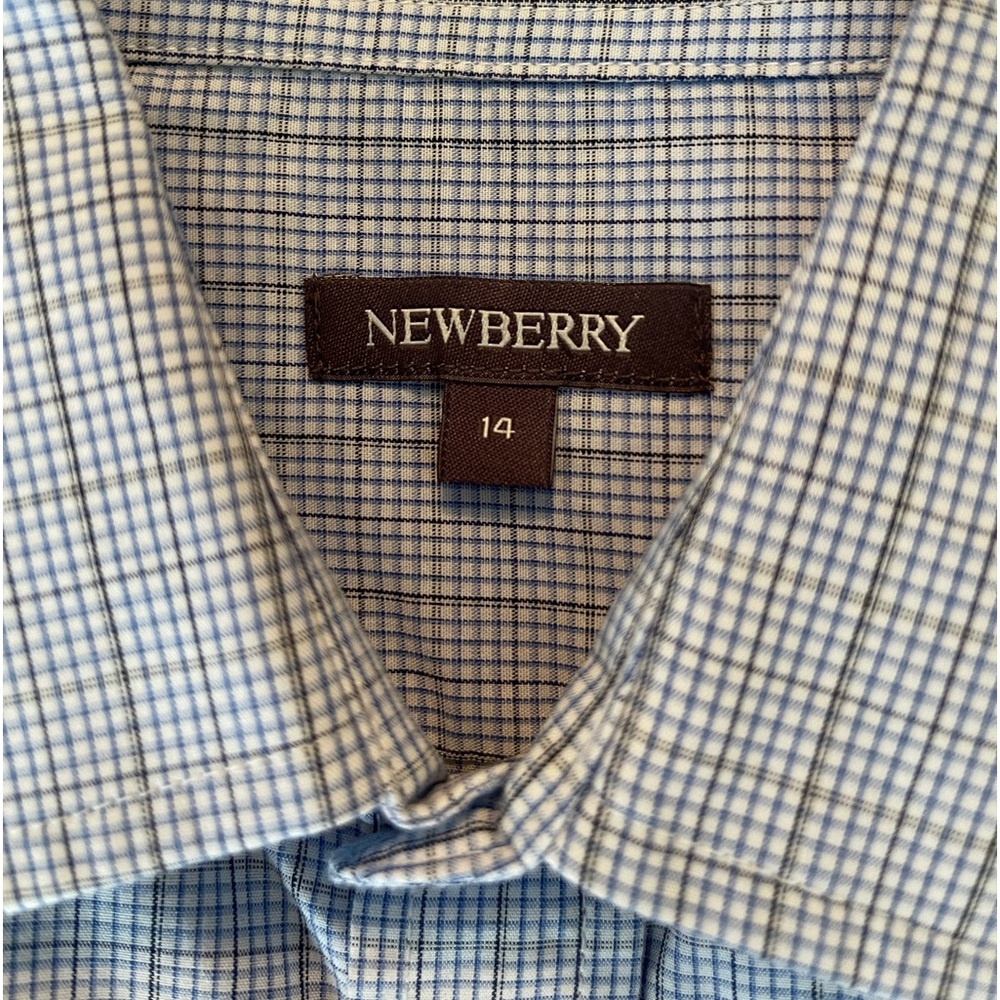 Newberry dress shirts size 14 boy blue